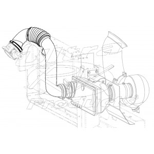 15956869  - Duct - Air Cleaner Outlet Rear Intermediate